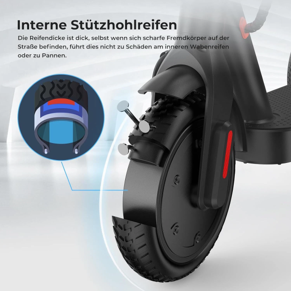 Klappbar E-Scooter Elektro Scooter mit straßenzulassung ABE 350W Elektroroller – Bild 12