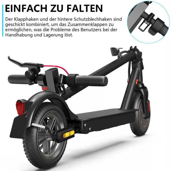 Klappbar E-Scooter Elektro Scooter mit straßenzulassung ABE 350W Elektroroller – Bild 13