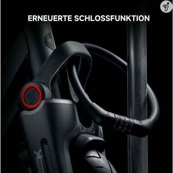 SEGWAY Ninebot MAX G3 D E-Scooter (11 Zoll, Schwarz/Silber/Rot) – Bild 9