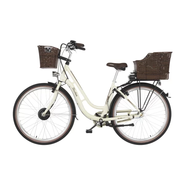FISCHER City E-Bike Cita ER 1804 elfenbein RH 48 cm 28 Zoll 418 Wh Rücktritt – Bild 5