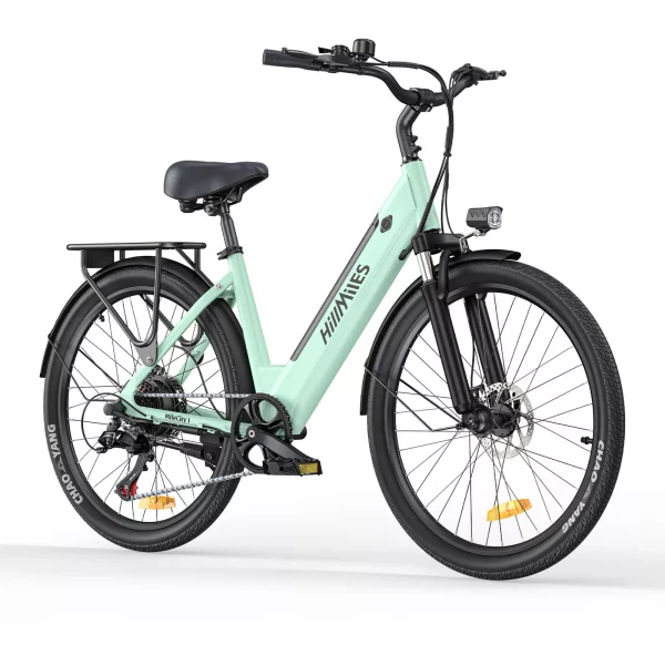 HillMiles 26″ E-Bike – 36V 13Ah Akku, herausnehmbar, Pendler E-Bike für Alltag & Stadt